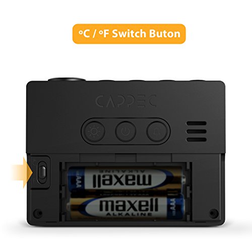 CAPPEC Präzises schnelles digitales Thermometer für Ofen Smoker Grill BBQ Räucherofen mit großem LCD Display und integrierter Alarm- und Stoppuhr-Funktion - 6
