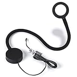 Abmessungen: Länge Gesamt: ca. 546 mm / Länge Flexarm: 427,8 mm / Kabellänge: 1500 mm / Durchmesser Ø Leuchtenkopf: 60,2 mm / Durchmesser Ø Sockel: 58 mm / Höhe Sockel: 21 mm