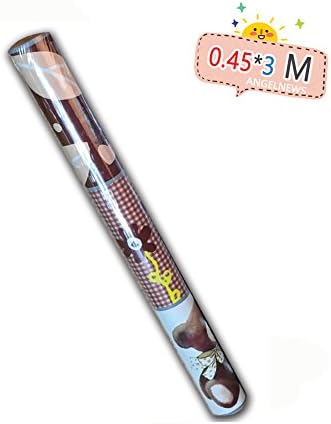 Peel and Stick Kitchen Backsplash Sticker, Aluminum Foil Bear Pattern Self-Stick, High Temperature Resistant Self-adhesive Home Decor DIY Wallpaper, Waterproof Removable Backsplash Wall Stickers - 17.7'' x 118.1'' (Coffee bear)