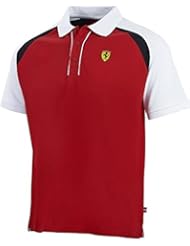 Scuderia Ferrari F1 carrera de equipo para hombre Polo rojo, hombre, rojo, large