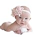 Ukamshop 1PC Super Cute Rhinestone Unusual Angel Girls Baby Pearl Flowers Hairband Headbands For Baby (Pink)