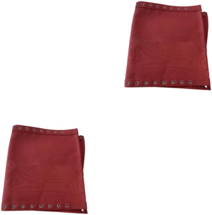 tuwiwol 2 Juegos de Cómoda Tela de Repuesto para Silla, Resistente y Duradera, fácil de cuidar, fácil de Instalar, Tela Hecha de Tela, Color Rojo Vino, 160 * 43cm, Vino Rojo 160 * 43cm, 2Conjunto