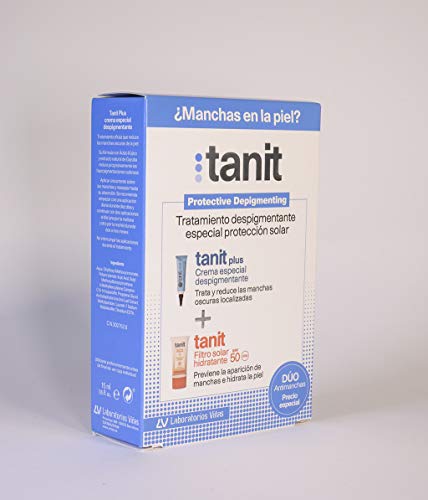 Viñas Tanit Pack Trattamento Antimacchia Crema despigmentante 15 ml + fluido antimacchia 50 ml