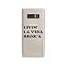 Produktbild licaso Samsung Note 8 Handyhülle Smartphone Samsung Case aus TPU mit Livin' La Vida Brok'a Print Motiv Slim Design Transparent Cover Schutz Hülle Protector Soft Aufdruck Lustig Funny Druck