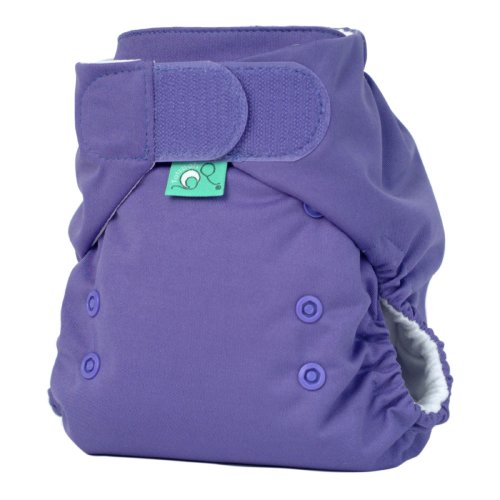 Tots Bots 8-35 lb New Easy Fit Hook and Loop Nappy Sugar Plum