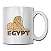 Produktbild Fgrygf Tea Milk Cup, Novelty Coffee Mugs, Funny Egypt Sphinx 11oz Ceramic s Unique Birthday Christmas and Perfect Gift