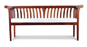 Shilpi Handmade Wooden Bench Chaises Lounges Garden Bench