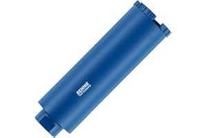 RENNIE TOOL COMPANY 48mm x 150mm Long Diamond Core Drill Bit. To Be Used In Concrete Masonry Brick Block Stone Granite. Diamond Drill Bit Core Drill. 1/2" BSP Thread. For Wet Or Dry Drilling