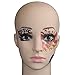 Soft Vinyl Multifunctioal Female Bald Mannequin Head Makeup Massage Training Wig Making Hat Sunglasses Display Mannequin Model Head