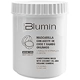 Tamaños Existentes: 700 ml Blumin Mascarilla de Pelo/Mascarilla para el Cabello con Aceite de Coco y Bambú Orgánico, 700 ml