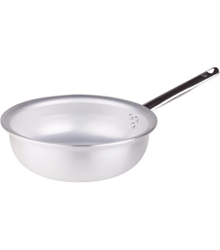Padella Mantecare Agnelli 32 Cm - In Alluminio Spessore 5 Mm, Manico Cool In Acciaio, Per Salta Pasta E Riso, Radiante