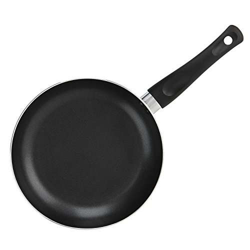 COOKSMARK Poêle à frire, poêle aluminium noire Poêle de Cuisine sans PFOA Anti Adhésive diamètre de 20 cm Compatible à tous feux sauf induction