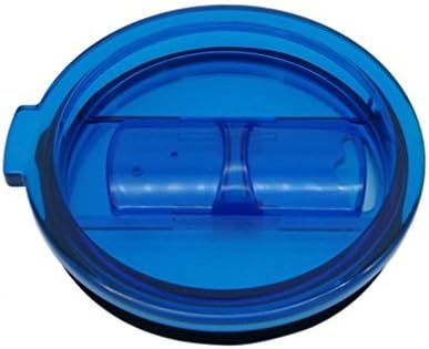 LEERYA Spill And Splash Resistant Lid With Slider Closure For 30 Oz (blue)