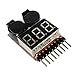 Produktbild LEVEL GREAT 1-8S Lipo/Li-Ion/Fe-Batterie-Tester Spannungsprüfer 2 in 1 Detektor Low Voltage-Summer-Warnung
