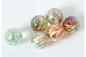 Bartl Glas-Murmeln 40 mm, 6-TLG.