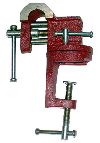 Prima Tools v50s 50 mm Tisch Schraubstock drehbarer Sockel, rot