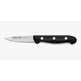 Arcos Black Peeling Knife 80 mm | Peeling knife for peeling fruits and vegetables. Black 80mm