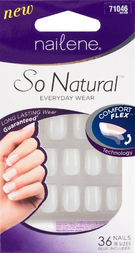 Nailene So Natural Perfect Fit Undecorated Short Nails