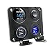 Produktbild fengwen66 HX-1235 Waterproof Car Dual USB 3.1A Voltmeter Charger(Black)