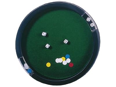 Kim'Play Kim play - 451380 - Jeux de société - Piste de jeu pour yams 45 cm avec des et jetons