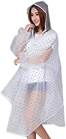 Portable Raincoat Rain Poncho with Hoods and Sleeves XAGOO for Bike Bicycle Motorbike Motorcycle (Blue&amp;purple)