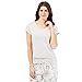 Rjr.John Rocha Womens Grey Lace Trim Pyjama Top 14