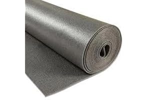 WDC ONLINE eXtreme® Graphite Budget Carpet Underlay 7mm Thick PE Foam 5sqm Part Roll UNDERLAY!
