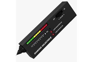 Misuratore Diamanti EMPOTEC D-2 Tester a Penna Elettronico LED Strumento prova durezza delle pietre preziose diamante selettore per diamanti zaffiri rubino cristallo agata giada