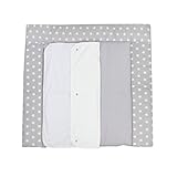 Wickelauflage inkl. Frotteebezug Wasserfest Abnehmbar Wickeltischauflage Wickelunterlage - 2