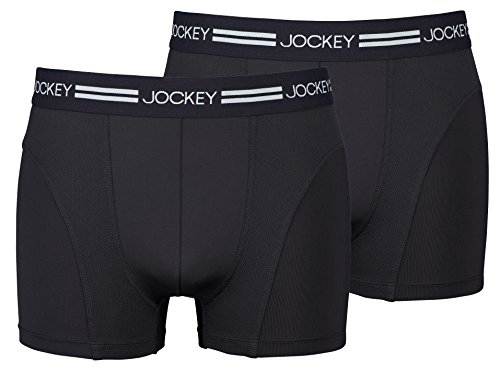Jockey Sport 2-pack Bóxer para hombre Medium Negro