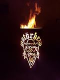 Klasse Feuertonne / Feuerkorb mit Motörhead Motiv ( Lemmy Kilmister ) Ein echter Blickfang auf jeder Garten Party. Sorgt für gute Stimmung und mollige Wäre.