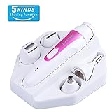 Waterproof Lady Shaver Kimferd Electric 5 in 1 Wet/Dry Use for Bikini Trimmer/Nose Ear Trimmer/Eyebrow Shaver/Sideburn Trimmer/Beard Trimmer & Body Shaver Flawless Painless Ladies Razor USB Charging