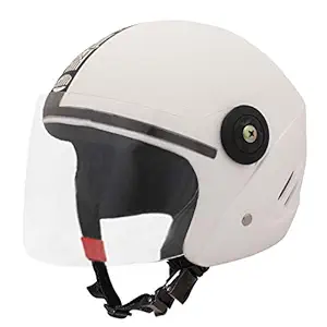 Sage Square Benz Rider Scooty (ISI Certified) Open Face Helmet for Men, Women
