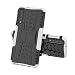 Produktbild LAGUI Hülle Geeignet für Samsung Galaxy A7 2018, Stylisch Trend Rugged TPU/PC Dual Layer Handyhülle Mit Ständer, Schützt Vor Stößen und Schlägen Outdoor Schutzhülle. Weiß