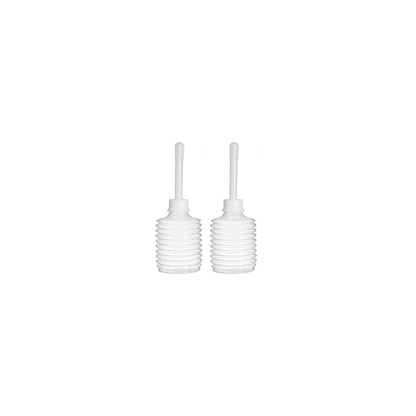 ROSENICE 200ml disposable enema bulb, clear, 2-pack