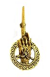 Größe: 6 cm x 3 cm Game of Thrones Brosche Hand Of The King - Vintage Schmuck Broschen Pin Antik Antike Schmuck - Geschenk-Box Dorm