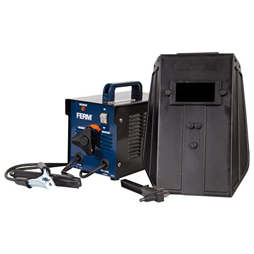 FERM WEM1042 Elektro-Schweißgerät – 40-100 Ampere – 1,6-2,5 mm – Thermischen Sicherung – Inkl. Schweißschild, Drahtbürste und Schlackenhammer - 2