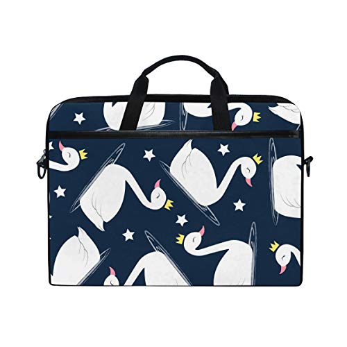 Preisvergleich Produktbild Hunihuni Laptop-Schultertasche mit Tragegriff für Herren, Damen, Jungen, Mädchen