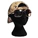 LuckyFine 11' Styrofoam Foam Black Mannequin Head Stand Model Glasses Wig Cap Display