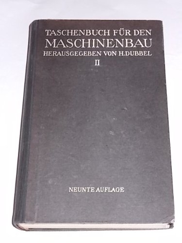 Taschenbuch für den Maschinenbau. Bd. 2
