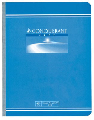 Conquerant 2336000 cahier 192p seyes nf18 17x22cm