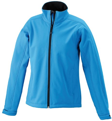 James & Nicholson Damen Jacke Softshelljacke blau (aqua) Small