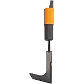 Fiskars QuikFit, 1000687 derz kazıyıcı, derz temizleyici, cihaz başlığı, uzunluk: 25 cm, genişlik: 7 cm, &ccedil;elik bı&ccedil;ak, siyah/t