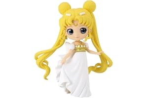 Banpresto BP18551 Figura Q Posket Princess Serenity Pretty Guardian Sailor Moon Eternal The Movie 14 cm, Multicolor