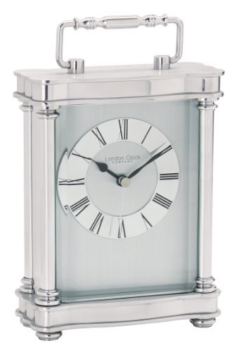 London Clock - Silver Finish Carriage Clock