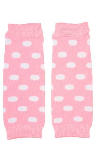 juDanzy Newborn Baby Leg Warmers (Newborn-15 Pounds)(Newborn Powder Pink Polka Dot) Color: powder pink polka dot