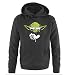 Produktbild YODA COOL Herren Hoodie Schwarz Gr. L