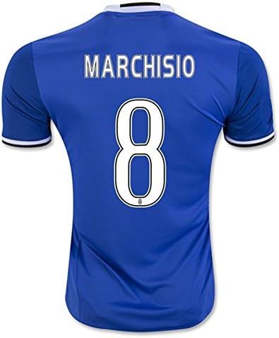 2016 2017 Juventus FC Trikot 8 Claudio Marchisio Away Football Soccer Jersey Kit In Blue