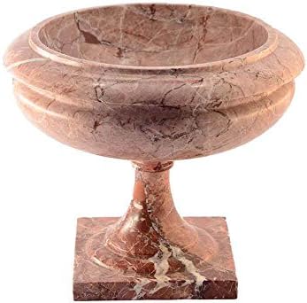 Arte 2000ornamental cake stand 30cm diam. in hand-carved white carrara marble - art_vs-09-bp-01