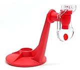 Color: rojo. Fishroll - Dispensador de botellas de agua invertida para frigorífico o o soda (rojo)